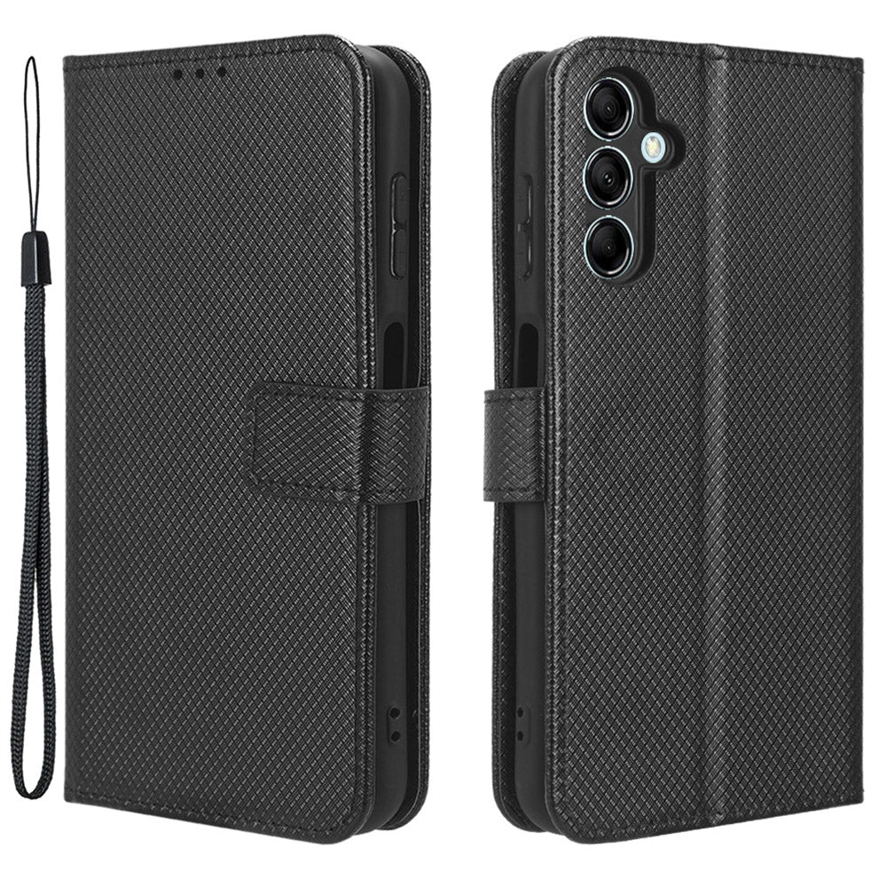 Diamond Texture Leather Case for Samsung Galaxy F34 5G M34 5G Wallet Stand Protective Phone Cover Diamond Texture Leather Case for Samsung Galaxy F34 5G M34 5G Wallet Stand Protective Phone Cover